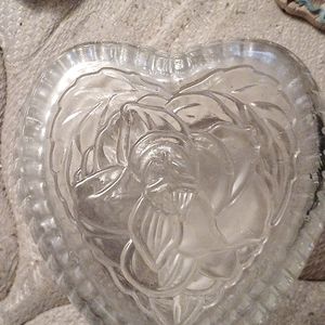 Home interior  glass trinket box